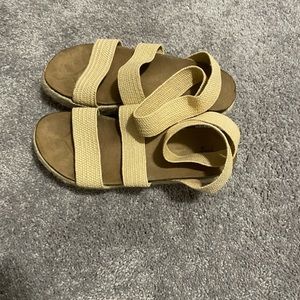 Tan wedges